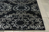 Nourison Tranquility TNQ03 Black Area Rug Detail Image