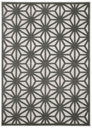 Nourison Ultima UL631 Silver Grey Area Rug 6' X 8'