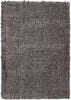 Nourison Ultra Plush Shag ULP01 Charcoal Area Rug 4' X 6'