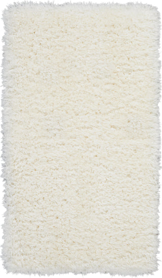 Nourison Ultra Plush Shag ULP01 Ivory Area Rug 2' X 4'