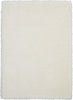 Nourison Ultra Plush Shag ULP01 Ivory Area Rug 4' X 6'