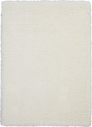 Nourison Ultra Plush Shag ULP01 Ivory Area Rug 4' X 6'