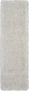 Nourison Ultra Plush Shag ULP01 Light Grey Area Rug 2' X 8'