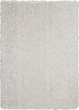 Nourison Ultra Plush Shag ULP01 Light Grey Area Rug 4' X 6'