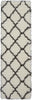 Nourison Ultra Plush Shag ULP02 Ivory/Charcoal Area Rug 2' X 8'