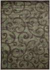 Nourison Expressions XP02 Brown Area Rug 6' X 8'