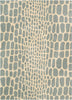 Nourison Zambiana MA403 Aqua Area Rug by Michael Amini