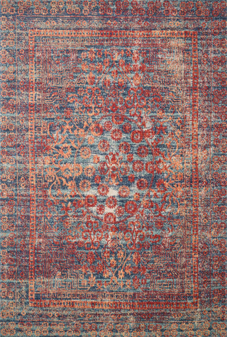 Loloi II Nour NU-05 Red/Navy Area Rug main image