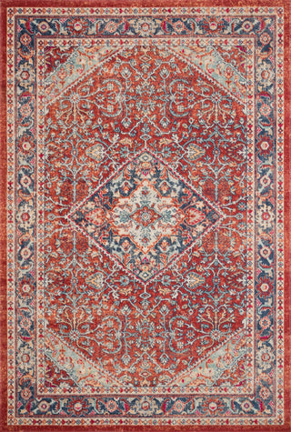 Loloi II Nour NU-06 Ocean/Fire Area Rug main image