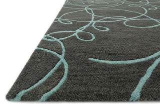 Loloi Nova NV-03 Grey / Mist Area Rug Corner Shot