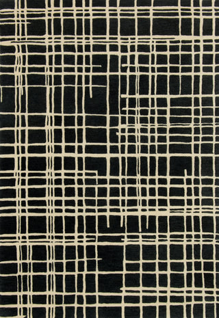 Loloi Nova NV-07 Black/Ivory Area Rug Main Image