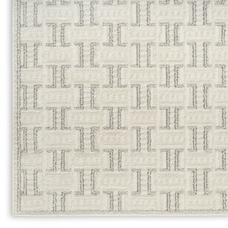 Nourison Nordic NRC01 Ivory Grey Area Rug Texture Image