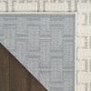 Nourison Nordic NRC01 Ivory Grey Area Rug Corner Image