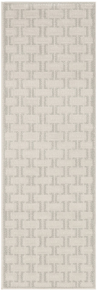 Nourison Nordic NRC01 Ivory Grey Area Rug Main Image