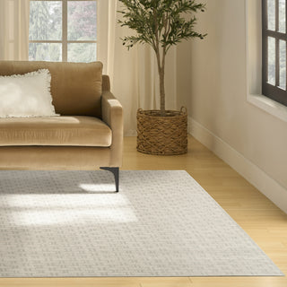 Nourison Nordic NRC01 Ivory Grey Area Rug Main Image