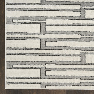 Nourison Nordic NRC02 Ivory Grey Area Rug main image