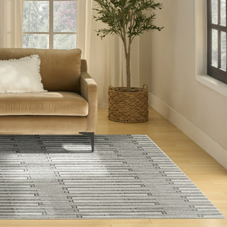 Nourison Nordic NRC02 Ivory Grey Area Rug 