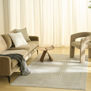 Nourison Nordic NRC03 Beige Area Rug Swatch Image