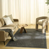 Nourison Nordic NRC03 Black Taupe Area Rug Backing Image