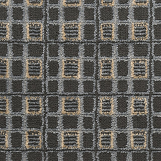 Nourison Nordic NRC03 Black Taupe Area Rug Corner Image