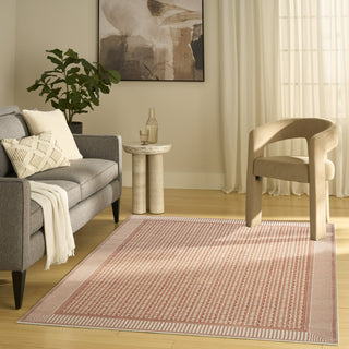 Nourison Nordic NRC03 Brick Ivory Area Rug Swatch Image