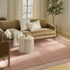 Nourison Nordic NRC03 Brick Ivory Area Rug Corner Image