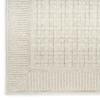 Nourison Nordic NRC03 Ivory Area Rug Corner Image