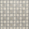 Nourison Nordic NRC03 Ivory Grey Area Rug Corner Image