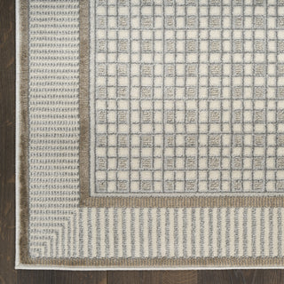Nourison Nordic NRC03 Ivory Grey Area Rug main image