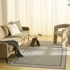 Nourison Nordic NRC03 Ivory Grey Area Rug Swatch Image