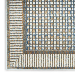 Nourison Nordic NRC03 Multicolor Area Rug Corner Image