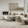 Nourison Nordic NRC03 Beige Area Rug Corner Image