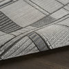 Nourison Nordic NRC04 Black Grey Area Rug Detail Image