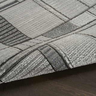 Nourison Nordic NRC04 Black Grey Area Rug Detail Image