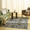 Nourison Nordic NRC04 Black Grey Area Rug Swatch Image