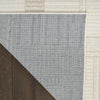 Nourison Nordic NRC04 Ivory Beige Area Rug Corner Image