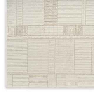 Nourison Nordic NRC04 Ivory Beige Area Rug Texture Image