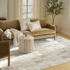 Nourison Nordic NRC04 Ivory Beige Area Rug Corner Image