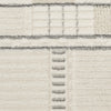 Nourison Nordic NRC04 Ivory Grey Area Rug Corner Image