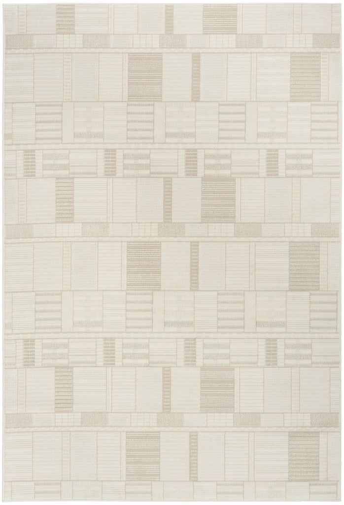 Nourison Nordic NRC04 Ivory Beige Area Rug main image