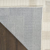 Nourison Nordic NRC05 Ivory Beige Area Rug Corner Image