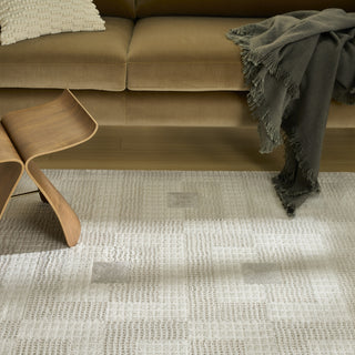 Nourison Nordic NRC05 Ivory Beige Area Rug Corner Image