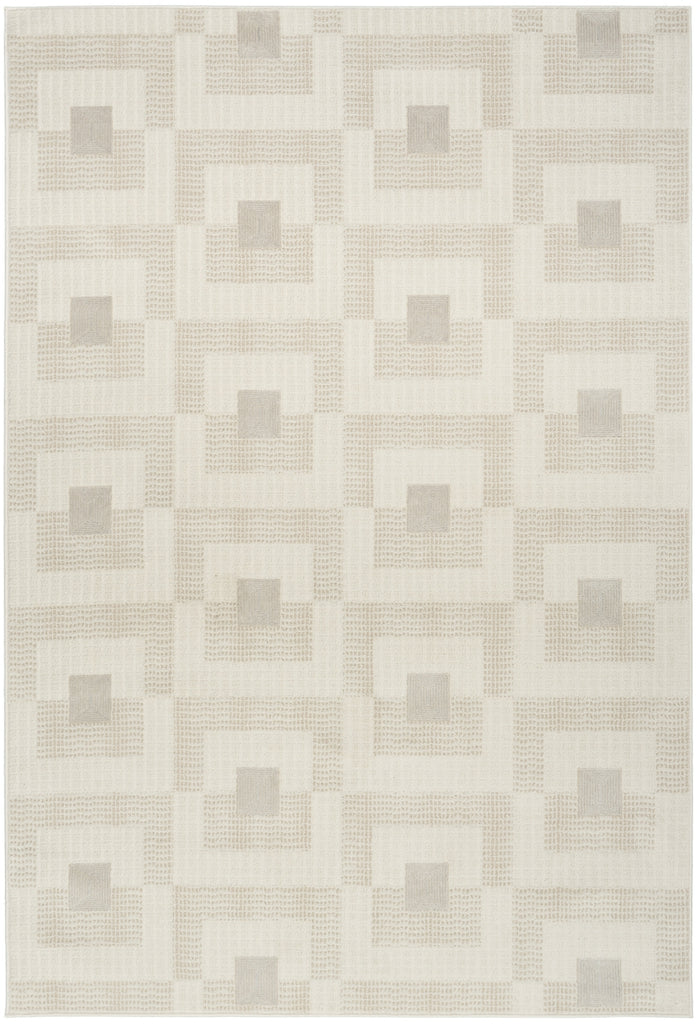 Nourison Nordic NRC05 Ivory Beige Area Rug main image