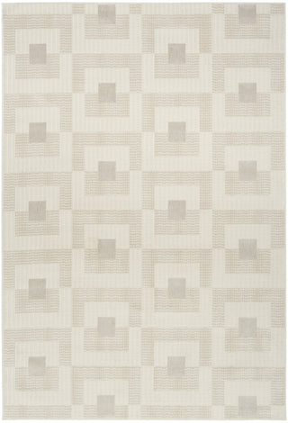 Nourison Nordic NRC05 Ivory Beige Area Rug main image