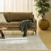 Nourison Nordic NRC05 Ivory Beige Area Rug Corner Image