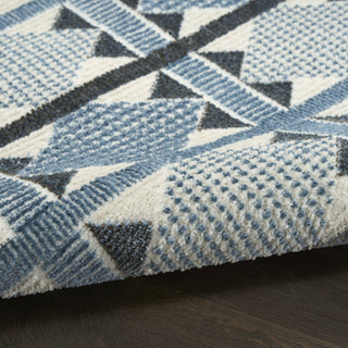 Nourison Nordic NRC06 Blue Area Rug Detail Image
