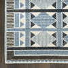 Nourison Nordic NRC06 Blue Area Rug main image