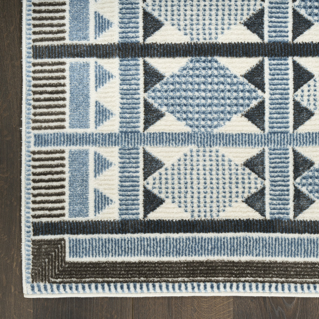 Nourison Nordic NRC06 Blue Area Rug main image