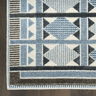 Nourison Nordic NRC06 Blue Area Rug main image