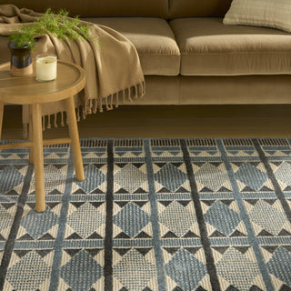 Nourison Nordic NRC06 Blue Area Rug Texture Image